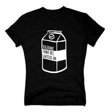 Herren T Shirt Toleranz Fangt Bei Laktose An
