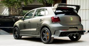 Maybe you would like to learn more about one of these? Vw Polo Tuning Combines Fake Carbon With Drum Brakes And Four Exhausts Autoevolution