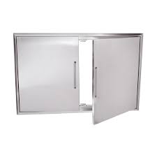 double access bbq doors for outdoor