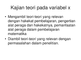 Oleh karena itu menurut (suherman dkk, 2001: Kajian Teori Dan Hipotesis Tindakan Dalam Penelitian Tindakan Kelas Ppt Download