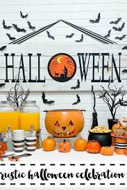 This Adorable Rustic Halloween Party By Everyday Party Magazine Is The Perfect Amount Of Cute And Sp Rustic Halloween Halloween Celebration Halloween Signs Diy