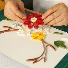 Multicolour tiny loops quilling flower | quilling tutorial. Small Deer Paper Quilling Flower Paper Painting Materials Package Pattern Drawing Lines Diy Handmade Paper Art Paper Drawing Buy At The Price Of 9 90 In Aliexpress Com Imall Com