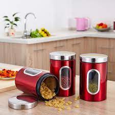 Through innovation and technology, we find ways to streamline daily life. Food Stoarge Jar 3pcs Set With Seal Cover Food Preservation Container Stainless Steel Kitchen Storage Box For Tea Rice Beans Bottles Jars Boxes Aliexpress