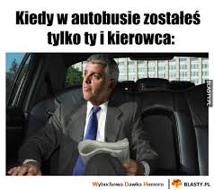 Kierowca autobusu kontra protestujący rowerzyści. Kiedy W Autobusie Zostales Tylko Ty I Kierowca Memy Gify I Smieszne Obrazki Facebook Tapety Demotywatory Zdjecia