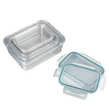 Glasbehälter preise vergleichen und günstig kaufen bei idealo.de 248 produkte große auswahl an marken bewertungen & testberichte. Frischhaltedose Aus Glas 4er Set Waschbar