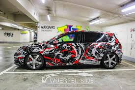 Camo Vw Golf 7 Gti Design By Ttstudio Ru Car Wrap Design Car Wrap Car Painting