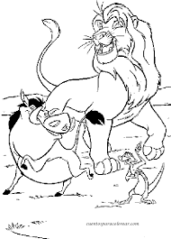 Dibujos Para Colorear Del Rey Leon