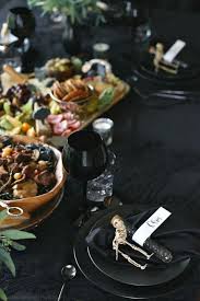 And i'll assume you're not either. Chic Black Halloween Dinner Party Table Setting Ideas With Photos Halloween Party Dinner Halloween Food For Party Dinner Party Themes