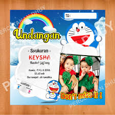 Contoh undangan ulang tahun anak 10 yang terlucu uprint id. Jual Undangan Ultah Tema Doraemon Desain Terbaru Kab Bogor Percetakan Dhuy Tokopedia