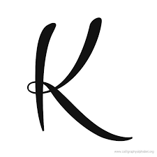 K Dr Odd Calligraphy Alphabet K Calligraphy Calligraphy Letters Alphabet