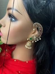 Asian Gold Ear Cuffs Earring