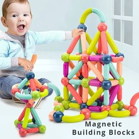 25 pcs Magnetic Blocks Toy for Kids | Magnetic bar blocks  Educational and Stimulating Magnetic Toy for Kids — Buy Online at Best Price in Pakistan on FlipcartPK
