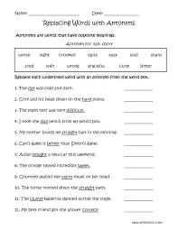 Homophones Worksheets 4th Grade Homonyms Worksheets Math Beatricehewub In 2020 Antonyms Worksheet Antonyms Relationship Worksheets