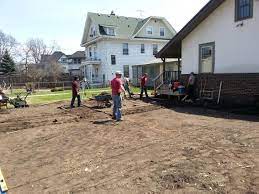 How Much Does Yard Leveling Cost Sloped Backyard Yard Grading Leveling Yard