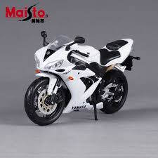 Maisto 1 12 Ymaha Yzf R1 Simulation Alloy Motorcycle Model 3 Color Blue White Black Yamaha Yzf Motorcycle New Motorcycles