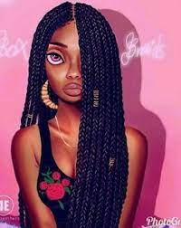 Trish Satin Bonnet Tuban African Print Black Women Art Black Girl Art Natural Hair Art