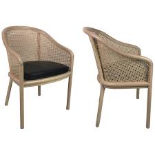 Set Of Six Whitewashed Lacquer Armchairs By Ward Bennett For Brickel Leather Lounge Chair Leather Armchair Modern Fabric Dining Room Chairs