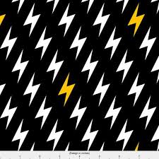 Black Bolt And Medusa Fanfiction Lemon Black Lightning Bolt Fabric Bolts Of Lightning Synergy 0007 Etsy Fabric Bolts Lightning Bolt Double Gauze Fabric