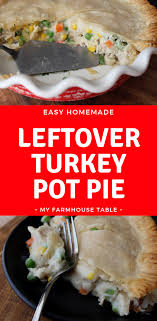 A few creative ways to use up all that leftover turkey and instead, transform your turkey into a comforting pho or pot pie. Easy Leftover Turkey Pot Pie My Farmhouse Table