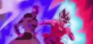 Knowing he's there, goku becomes a super saiyan blue. Goku Vs Gif Goku Vs Hit Discover Share Gifs