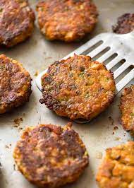 I made some changes to this recipe because i didn't have an onion. Salmon Patties Recipetin Eats