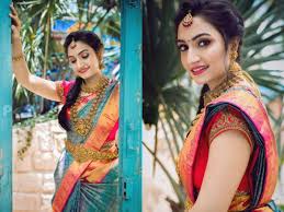 Tollywood actress shweta kumari / sumon4all: Vaishnavi Sannidhi Poll Alert Agnisakshi Actress Vaishnavi Nails The Bridal Look Times Of India