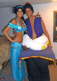 Diy genie costume aladdin genie costume homemade halloween costumes. Mount And Blade Princess Jasmine And Aladdin Costumes