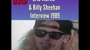 MR. BIG Eric Martin and Billy Sheehan interview in Toronto. 1989