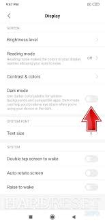 How To Turn On Dark Mode In Xiaomi Redmi 9c How To Hardreset Info