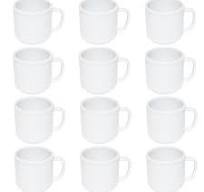 Amazon.com: TrueCraftware- 10 oz Mug Melamine White Color ...