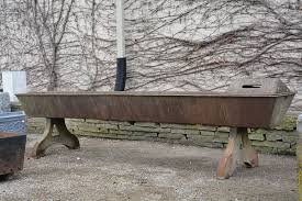 cast iron horse trough detroit garden