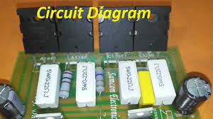 Maybe you would like to learn more about one of these? Transistor Circuit Diagram Of 2sa1943 And 2sc5200 How To Make Transistor Circuit Electronics Youtube