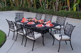 Mix and match lattice white square metal outdoor patio dining table with slat top create a complete outdoor living scene with create a complete outdoor living scene with this 42 in. Top 10 Best Patio Dining Sets That Blend Looks And Comfort Metal Dining Set Patio Dining Set Outdoor Dining Spaces