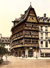 Vintage Arts Architecture Strasbourg Alsace Germany