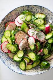 Easy Cucumber Radish Salad Simply Delicious Recipe Radish Salad Healthy Side Dishes Best Salad Recipes