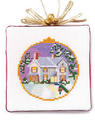 I stitched these as christmas ornaments. Counted Cross Stitch Patterns Christmas Night Cross Stitch Pattern