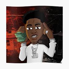 Search, discover and share your favorite gifs. Nba Youngboy Wall Art Redbubble