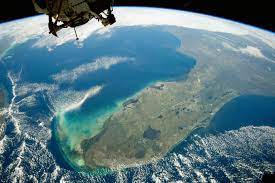 Parking near a beach access point was a breeze. Astronaut View Of The Florida Peninsula Earth Com