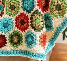 I have had great fun creating this little lovey using design elements from my popular raccoon pattern. Granny Hexagon Afghan Allfreecrochet Com