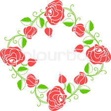 (architecture) a running ornament consisting of leaves and tendrils. Ornate Border And Vignette Simple Stock Vector Colourbox