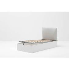 Scopri prezzi, cataloghi e tutte le novità Letto Contenitore Cangu Hi Box Con Testiera Soffy Panna Singolo Grande 120x190 Bianco