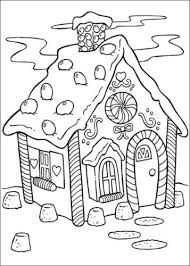 Your child can satisfy his sweet tooth while coloring in striped candy canes, doughy gingerbread, and squishy gumdrops. 30 Free Gingerbread House Coloring Pages Printable