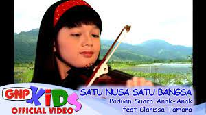 Satu Nusa Satu Bangsa Surya Children Choir Feat Clarissa Tamara Youtube