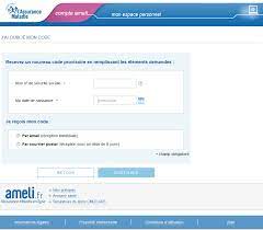 Comment modifier mon adresse mail sur ameli. Compte Ameli Oubli De Son Code Personnel Sante Pratique Paris