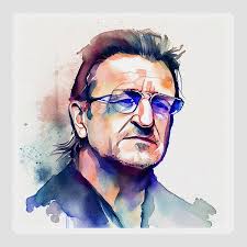 Bono Stickers for Sale