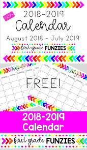 Free 2020 2021 Calendar Classroom Calendar First Day Of School Activities Free Classroom Printables