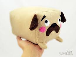 Plusheez Plushie Patterns Pugs Plush Toy