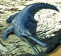 They also had bones on their belly called <b>gastralia</b. Champsosaurus Artwork Stock Image C004 3762 Science Photo Library