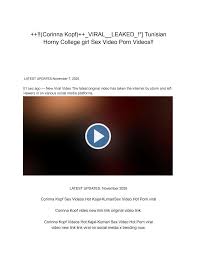 Corinna Kopf)++_VIRAL__LEAKED_!*] Tunisian Horny College girl Sex Video  Porn Videos!!