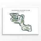 Caledonia Country Club, NY Golf Course Map, Home Decor, Golfer ...